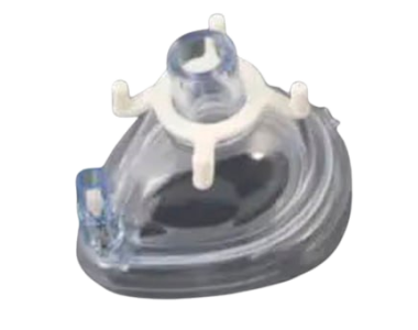 Маска з надувною манжетою одноразова №0 неонатальна, Пласті-мед